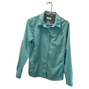 COLUMBIA WOMENS SHIRT OMNI SHADE, SUN PROTECTION SIZE XL/TG